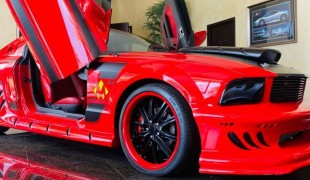 Mustang Supercharged S197 Red Mist