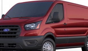 Ford Transit 2020 года в новом красном цвете Kapoor