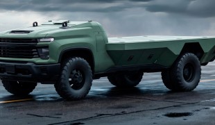 GM Defense представила беспилотный пикап на базе Silverado для эвакуации раненых
