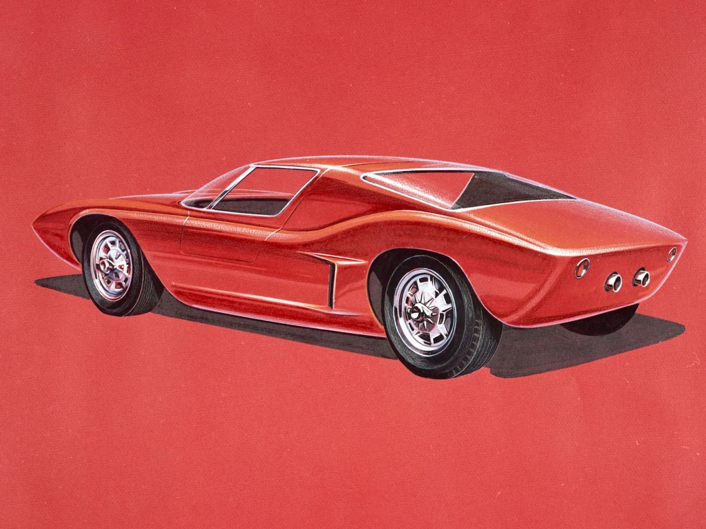 Архивные эскизы GT40 фото 3 - превью