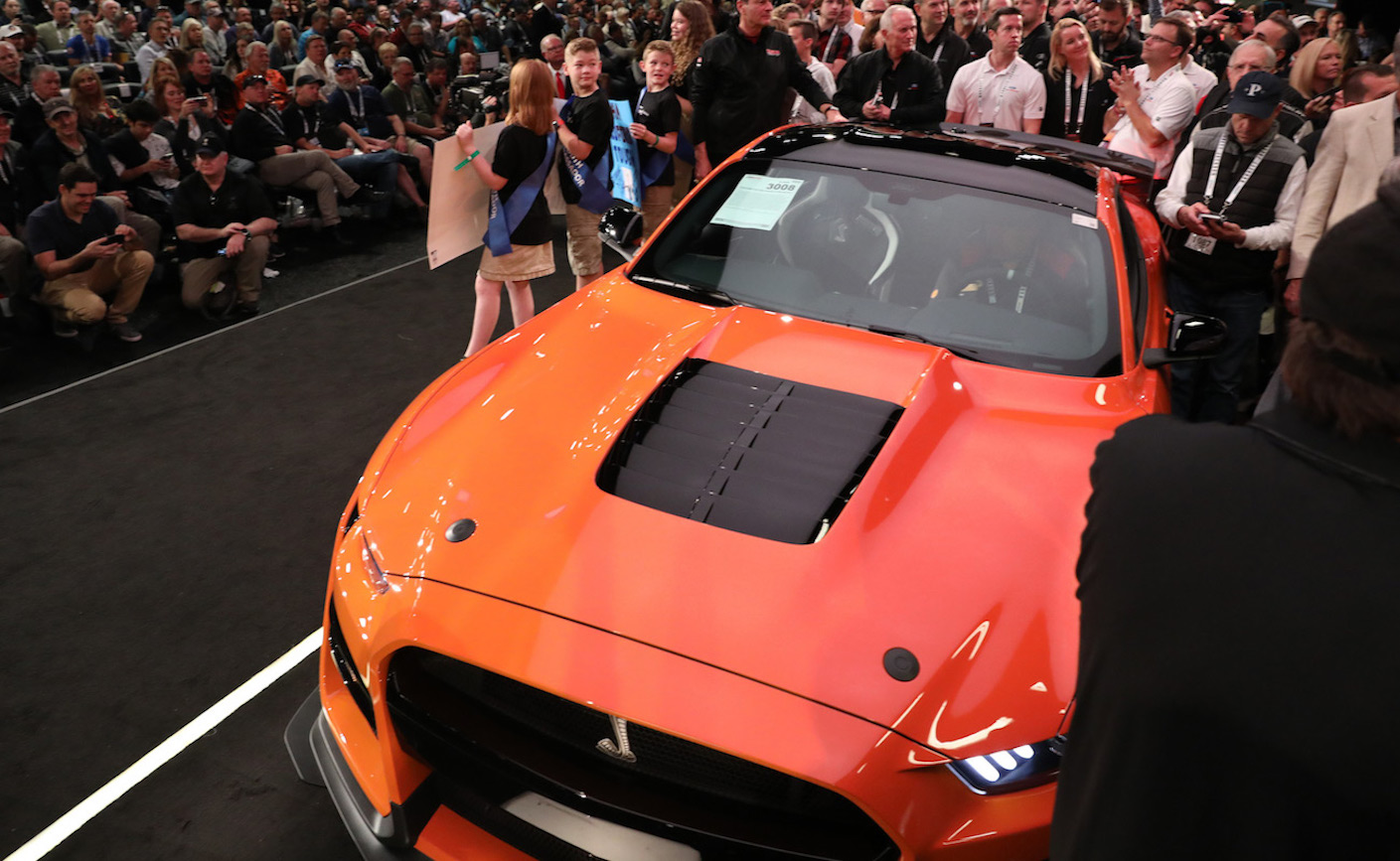 2020 Ford Mustang Shelby GT500 # 001 будет продан с молотка фото 1 - превью