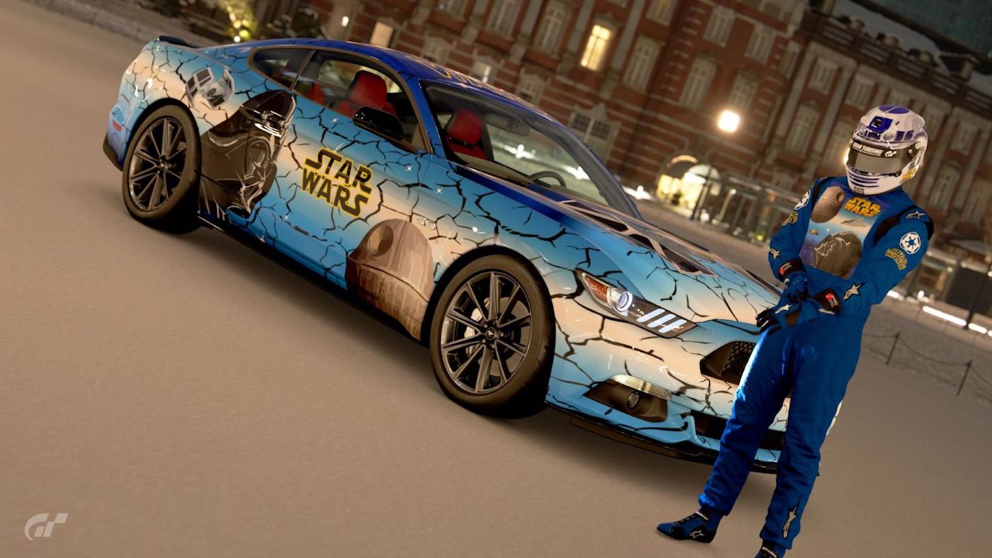 Ford Mustang GT S550 в оклейке Star Wars фото 2 - превью