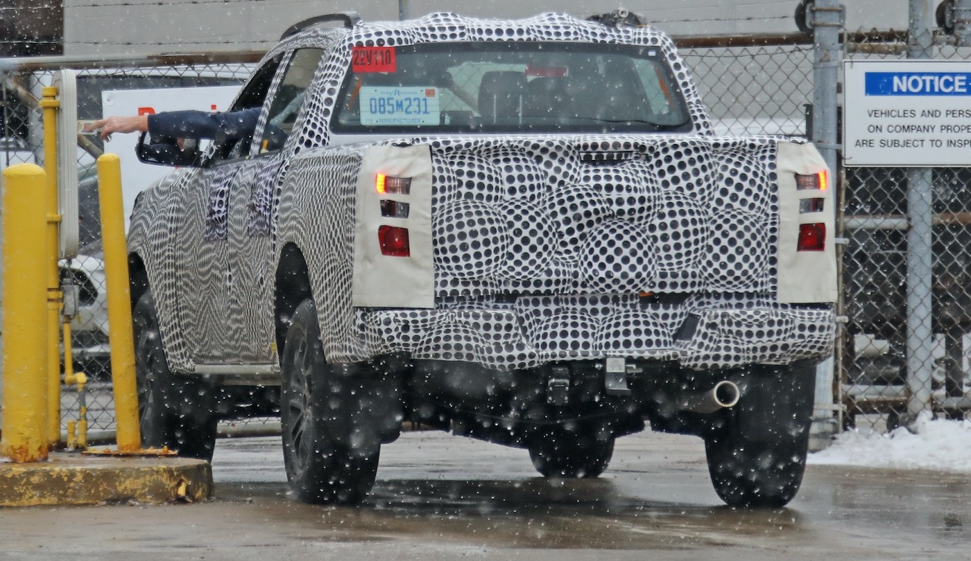 Шпионские фото Ford Ranger Tremor 2023 года фото 1 - превью